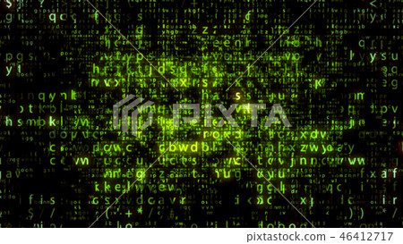 Volumetric Salad Code Matrix Letters 46412717