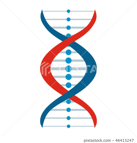 New DNA and molecule sign - Stock Illustration [46413247] - PIXTA