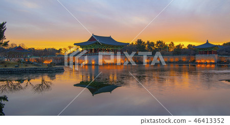Gyeongju Donggung and Wolji (Historic Site No. 18), Anapji, Gyeongju, Gyeongbuk Gyeongju Donggung and Wolji (Historic Site No. 18), Anapji, Gyeongju, Gyeongbuk 46413352