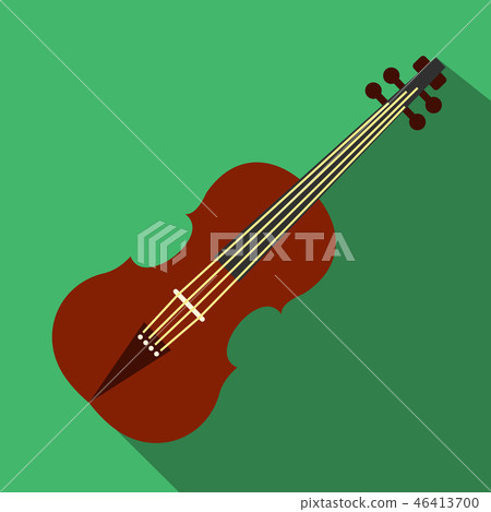 Violin flat icon Violin flat icon 46413700
