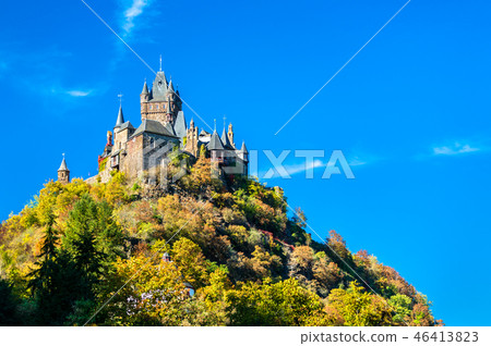 Reichsburg Cochem, the imperial castle in Germany Reichsburg Cochem, the imperial castle in Germany 46413823