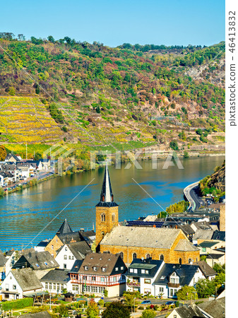Alken town on the Moselle River in Rhineland-Palatinate, Germany Alken town on the Moselle River in Rhineland-Palatinate, Germany 46413832