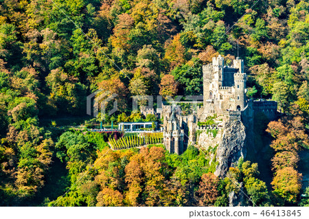 Rheinstein Castle in the Rhine Gorge, Germany Rheinstein Castle in the Rhine Gorge, Germany 46413845