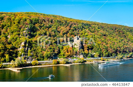 Rheinstein Castle in the Rhine Gorge, Germany Rheinstein Castle in the Rhine Gorge, Germany 46413847