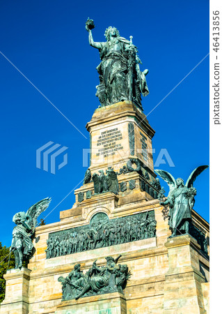 Niederwalddenkmal, a monument built in 1883 to commemorate the Unification of Germany. 46413856