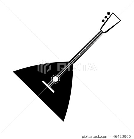 Balalaika black icon Balalaika black icon 46413900
