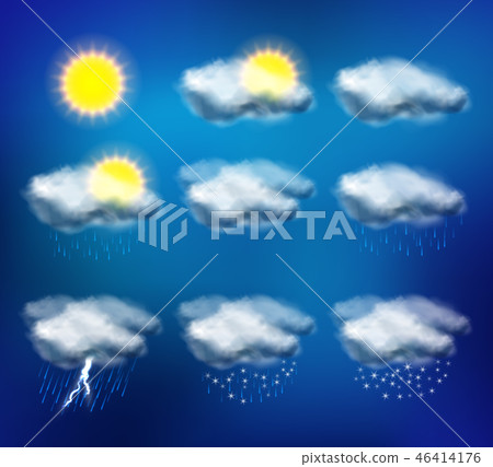 Weather icons set Weather icons set 46414176