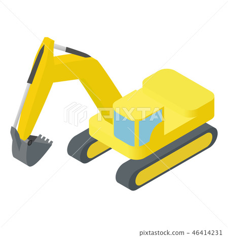 Isometric excavator ison Isometric excavator ison 46414231
