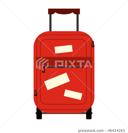 Suitecase flat icon 46414263