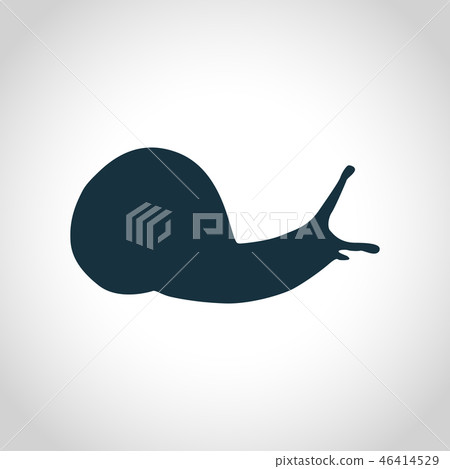 Snail black silhouette 46414529