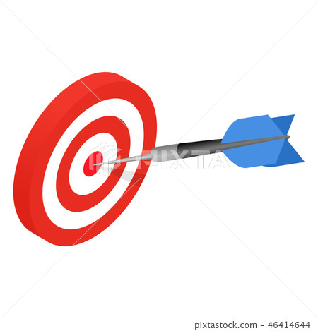 Target isometric icon Target isometric icon 46414644