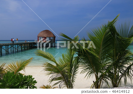 馬爾代夫海平面為零的藍色世界 馬爾代夫海平面為零的藍色世界 46414912