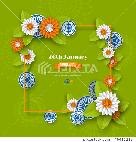 Indian Republic day holiday design. Indian Republic day holiday design. 46415212