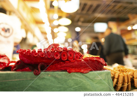 Market New Year's Day Octopus Market New Year's Day Octopus 46415285