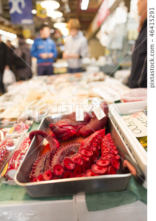 Market New Year's Day Octopus Market New Year's Day Octopus 46415291