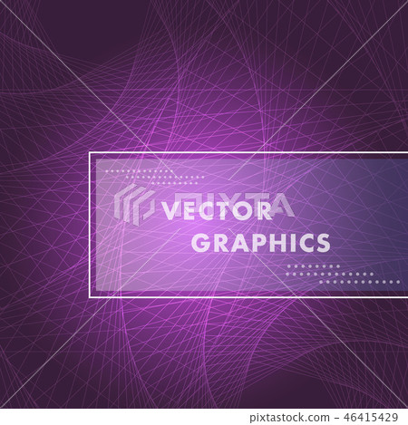 Abstract vector background with hexagon spiral pattern 46415429