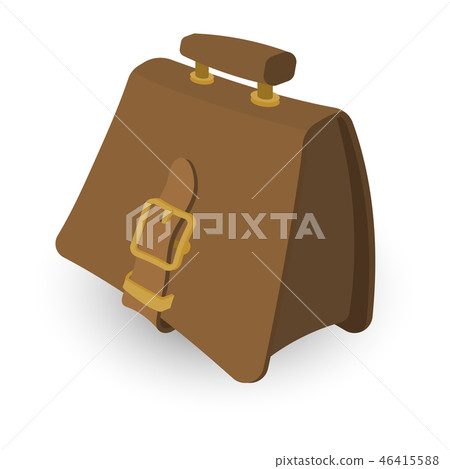 Briefcase brown cartoon illustration Briefcase brown cartoon illustration 46415588