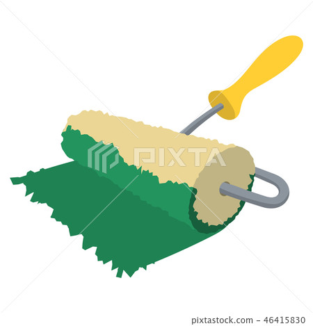 The painting platen cartoon illustration 46415830