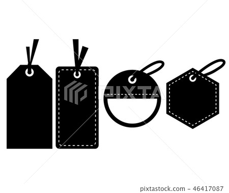 Tag frame frame sticky note - Stock Illustration [46417087] - PIXTA