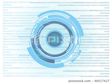 wallpaper. Image of the next generation. Background material. Technology background material. Collection of blue backgrounds 46417427