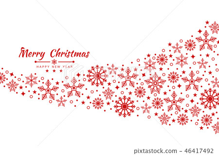 Christmas background with element icons banner 46417492