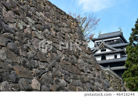 秋天松江城堡城堡鎮 46418244