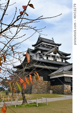 秋天松江城堡城堡鎮 46418279