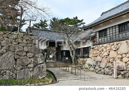 秋天松江城堡城堡鎮 秋天松江城堡城堡鎮 46418285