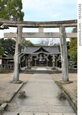 秋天松江城堡城堡鎮 秋天松江城堡城堡鎮 46418288