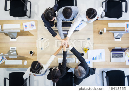 Business people teamwork in office. 46418565