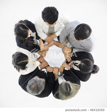 Business people teamwork. Business people teamwork. 46418569