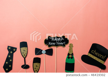 Merry Christmas decorations & Happy new year. 46419302