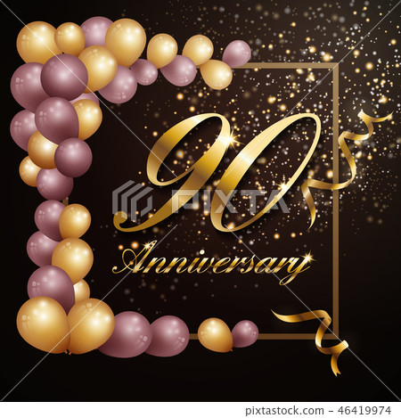 90 year anniversary celebration background banner 90 year anniversary celebration background banner 46419974