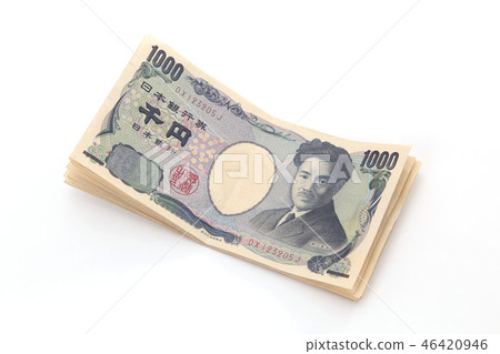 千日元鈔票 46420946