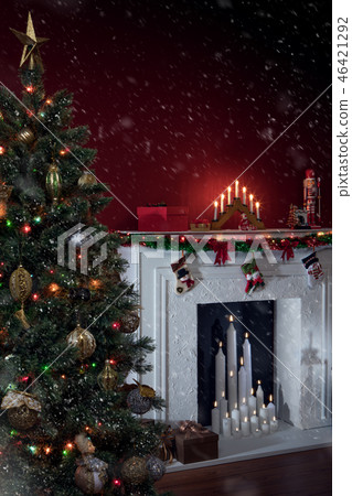 christmas candles 46421292