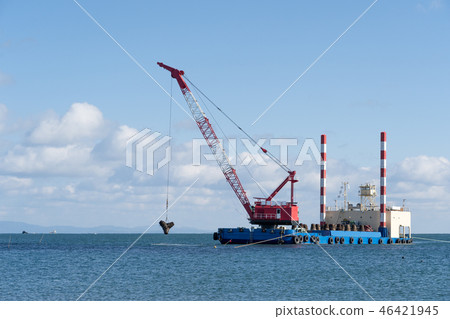 Work ship Marine civil engineering 46421945