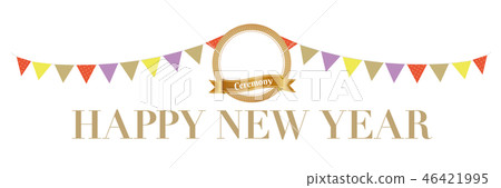 矢量 新年快樂 過年 46421995