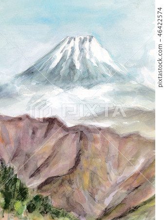 富士山從山上看到 46422574