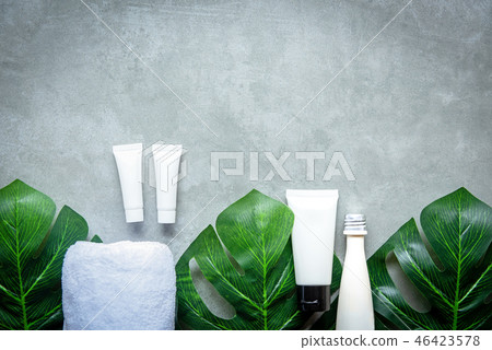Spa cosmetic products organic green concept, Spa cosmetic products organic green concept, 46423578
