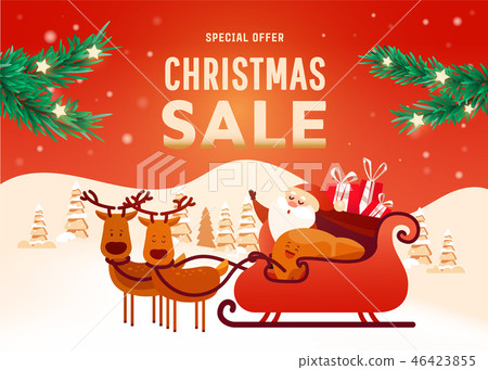 Beautiful Christmas poster  46423855