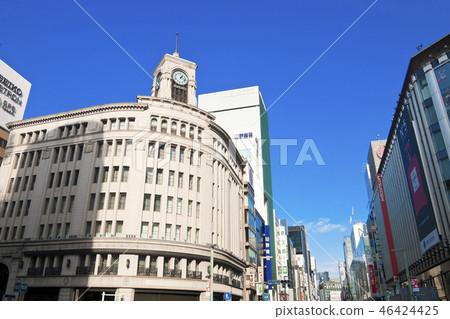 Ginza Wako Ginza 4-chome intersection Ginza Wako Ginza 4-chome intersection 46424425