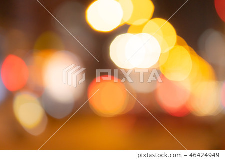 Colorful Blur Street Light Bokeh Background 46424949
