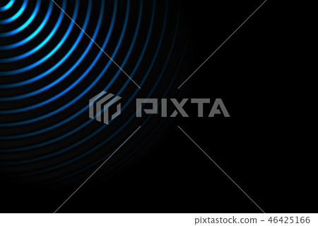 Abstract sound waves oscillating light blue Abstract sound waves oscillating light blue 46425166