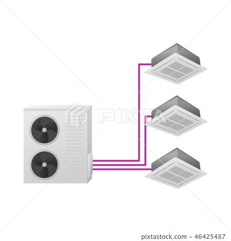 Multi split air conditioning system. 46425487