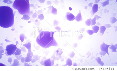 Neurons sending pulsating electric impulses 46426143