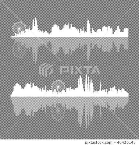 Vector illustration - the silhouette 46426145