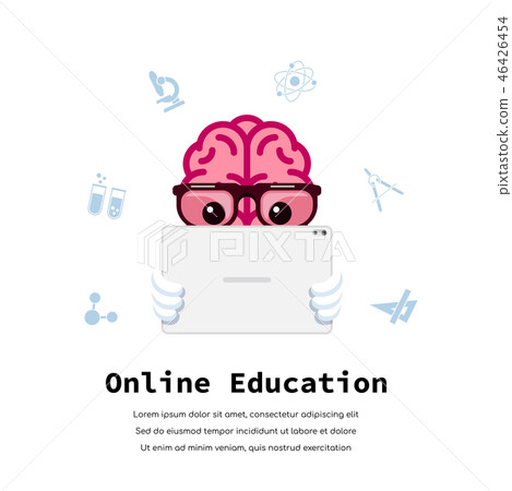 Online education concept. 46426454