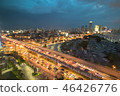 Traffic jam at dusk in Klong Toey Road, Bangkok 46426776