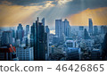 View of building and condominium in bangkok city  46426865