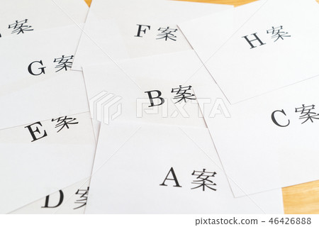 Lots of plan proposals, plan A, choices, planning proposals 46426888